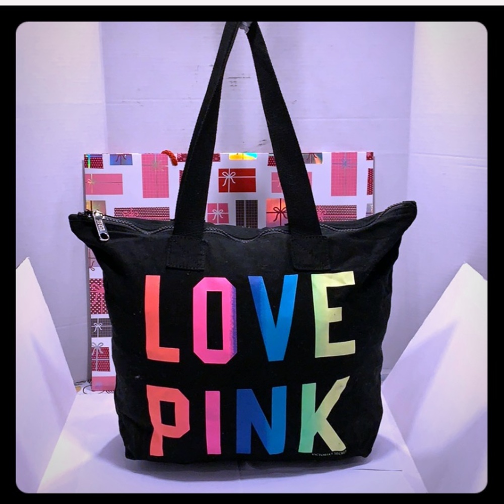 GentlyUsed PINK Victoria Secret Weekender Tote Bag